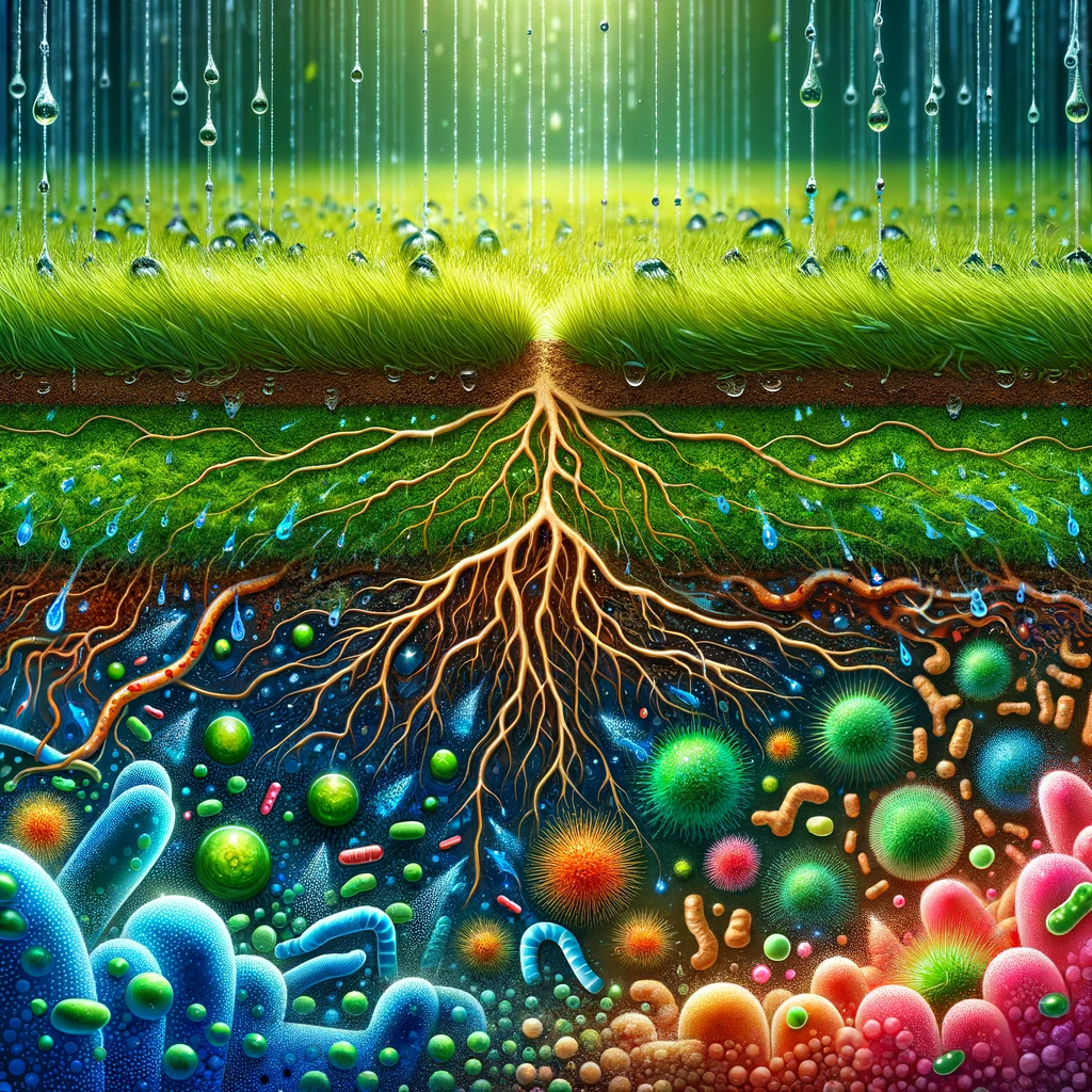 dall·e-2024-01-08-13.46.05---an-abstract-illustration-representing-the-effects-of-heavy-rainfall-on-soil-life-and-lawn.-the-image-combines-elements-of-soil-layers--plant-roots--an.png